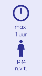 max 1 uur pp net